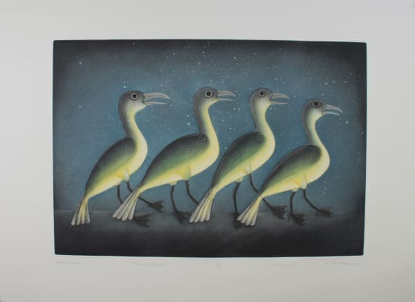 Kenojuak Ashevak, First Snowfall, 2007