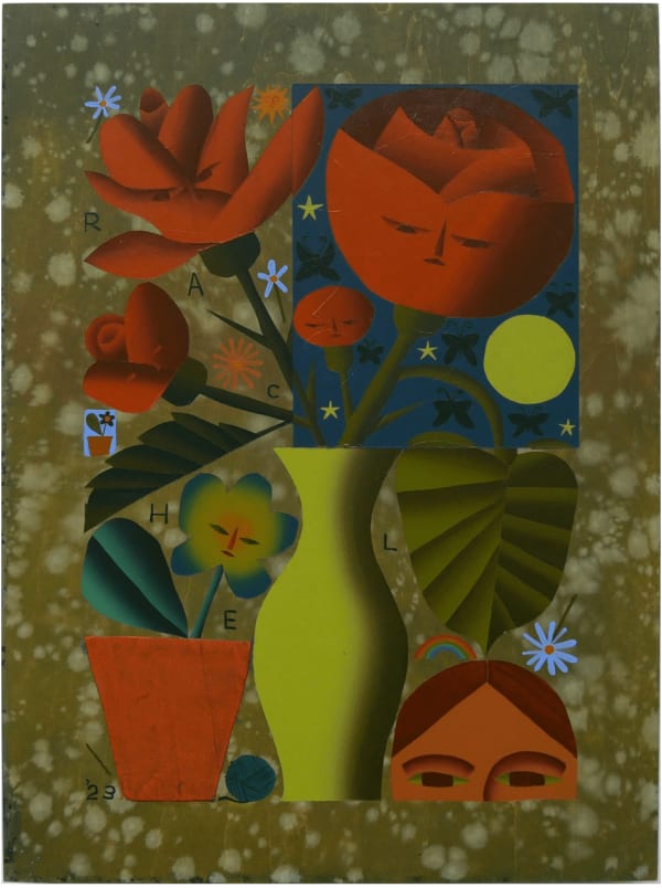 Rachel Hayden, Snow Day Flowers, 2023