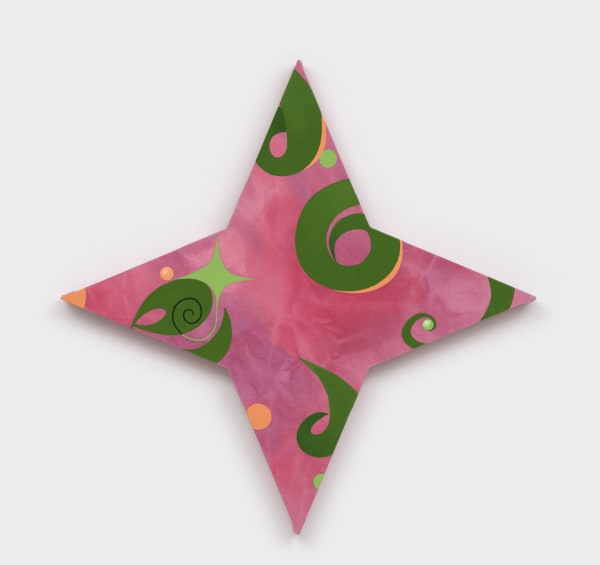 Debbi Kenote Mizar, 2023 Acrylic and dye on canvas 26 x 26 inches