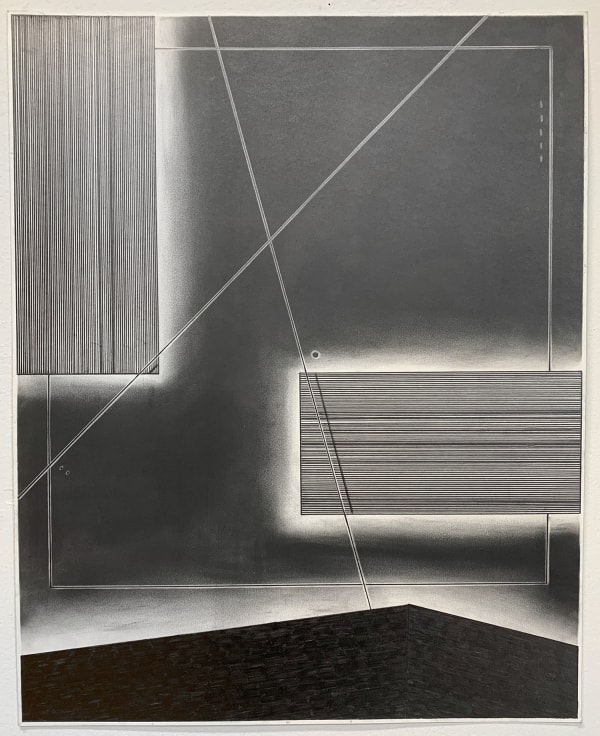 Charles Sommer, Monolith no.15 (two vents over horizon), 2019