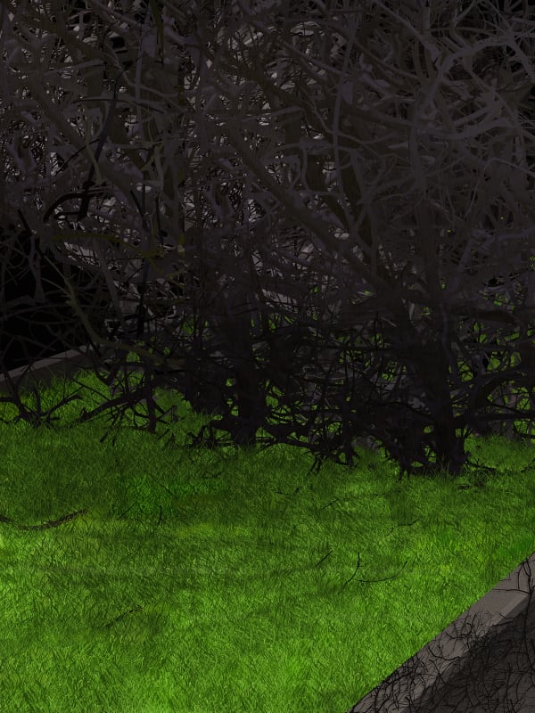 Arash Hanaei, Untitled 4 from the series [in the night garden]: Light a fire under your skin, 2022