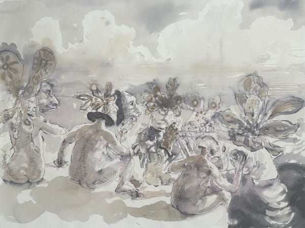 Majid Fathizadeh, Growing Larva, 2022