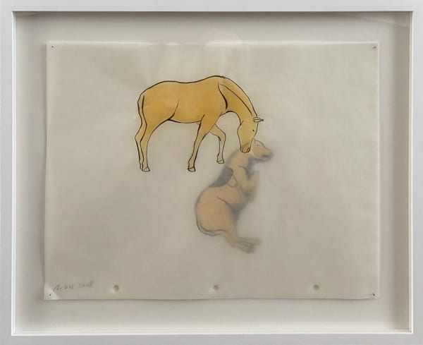Avish Khebrehzadeh, Falling Horse in Battle (animation drawing), 2008
