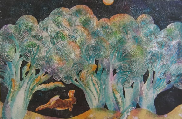 Cora Brittan, Rabbit in the Broccoli Forest, 2013