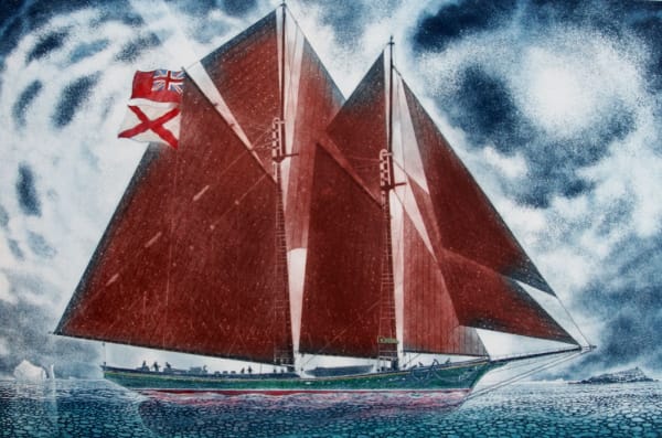 David Blackwood, The 'Lloyd Jack' Leaving for the Labrador 14/50, 2012