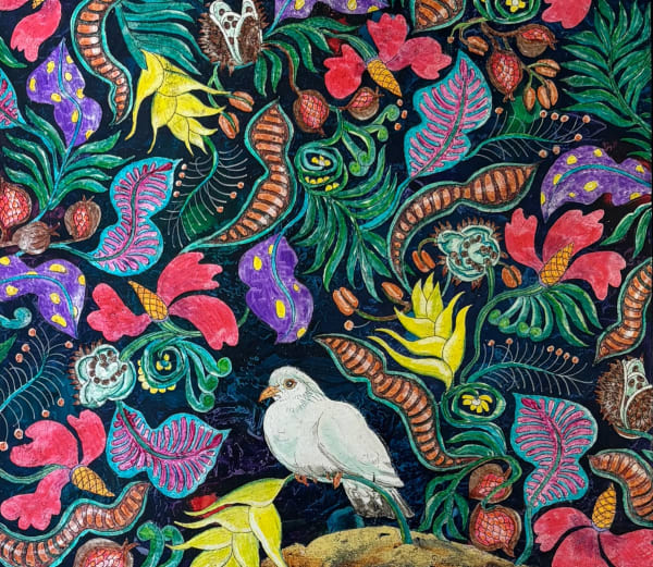 Cora Brittan, Dove in a Magic Garden, 2018