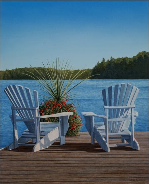D.A. Dunford, Two Chairs, 2015