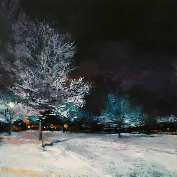 Leslie Norgate, Winter Night, Sorauren Park, 2023