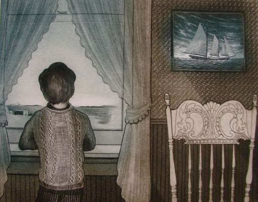 David Blackwood, The Flora S. Nickerson Coming Home from the Labrador AP 5/10, 1979