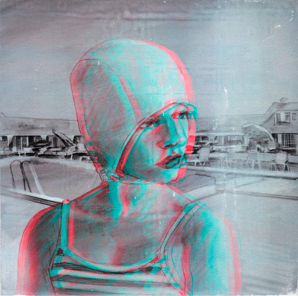 Kelly Grace, Outdoor Pool 3D 1/10, 2025