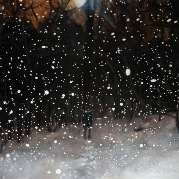 Jennifer Walton, Into the Woods on a Snowy Night, 2016