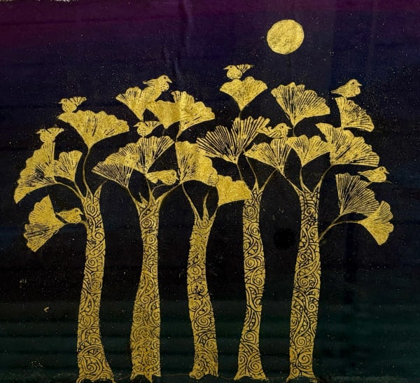 Cora Brittan, Golden Ginko Trees, 2020