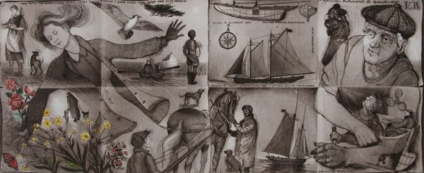 David Blackwood, Folded Studies AP 5/15, 1993