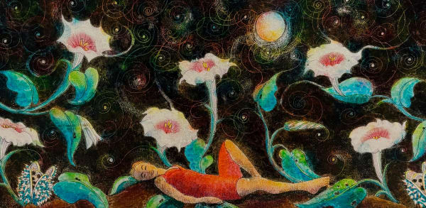 Cora Brittan, Resting in the Singing Flowers, 2016