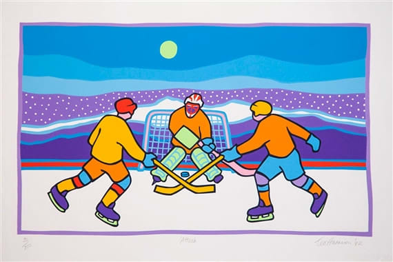 Ted Harrison, Attack (Hockey Players) 105/200, 1992