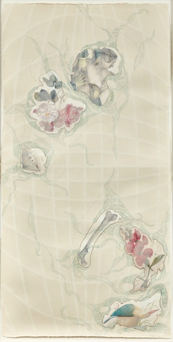 Abby Leigh, My Personal Atlas, Mastectomy and Rose, 2004