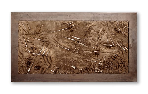 Arnaldo Pomodoro, Frammento VII, da L'Arte dell'uomo primordiale di Emilio Villa, 2004