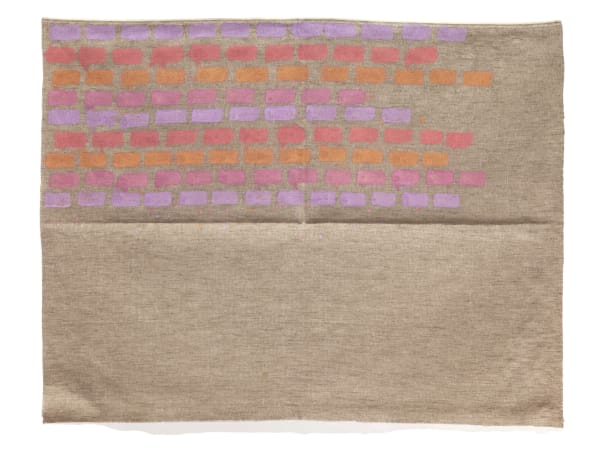 Giorgio Griffa, Segni orizzontali, 1974