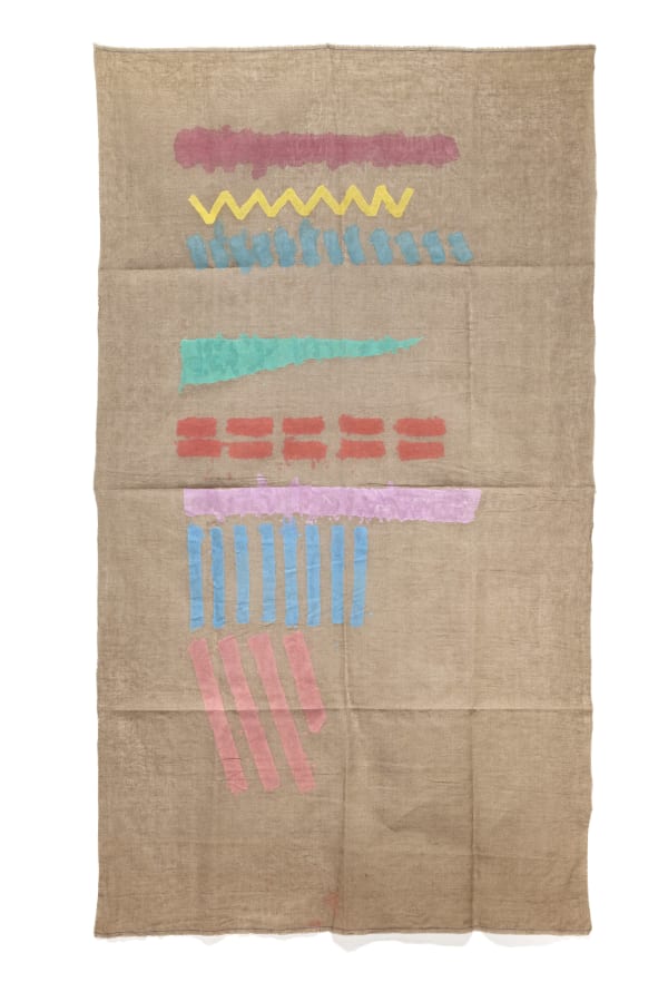 Giorgio Griffa, Otto colori, 1979