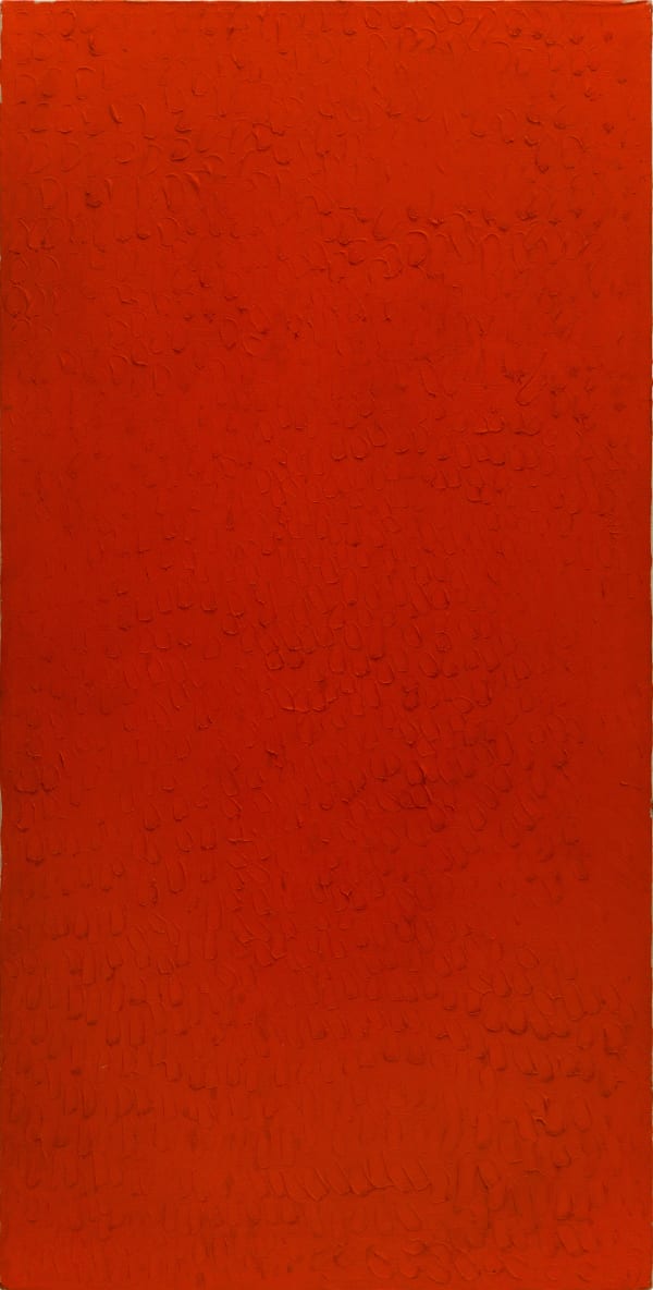 Bernard Aubertin, Monochrome rouge, 1974