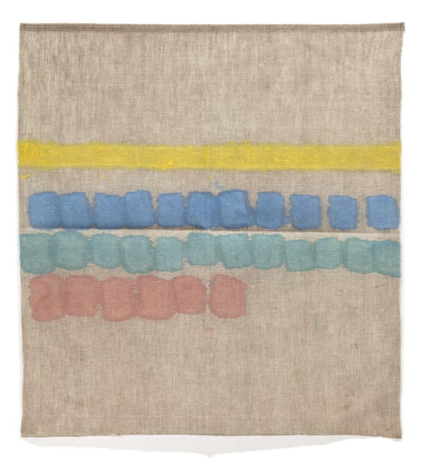 Giorgio Griffa, Quattro colori, 1978