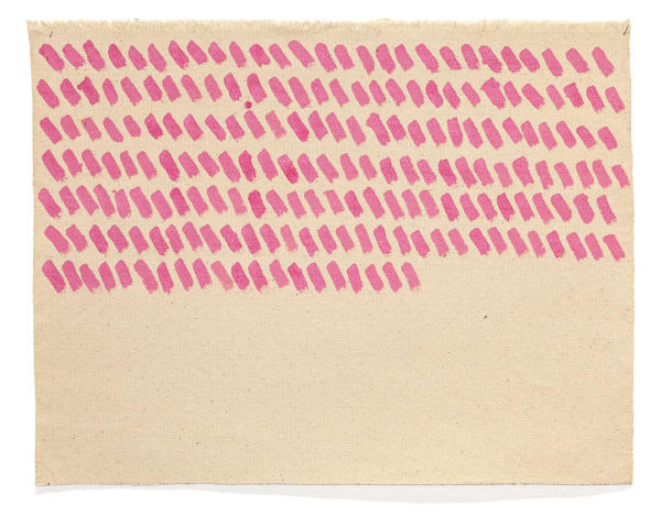 Giorgio Griffa, Segni obliqui, 1975