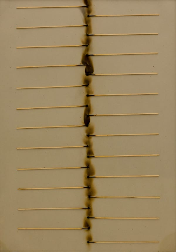 Bernard Aubertin, Dessin de feu , 1974