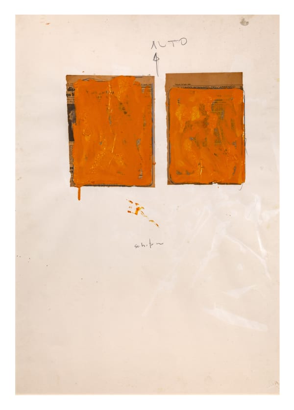 Mario Schifano, Untitled, Eseguita negli anni '70