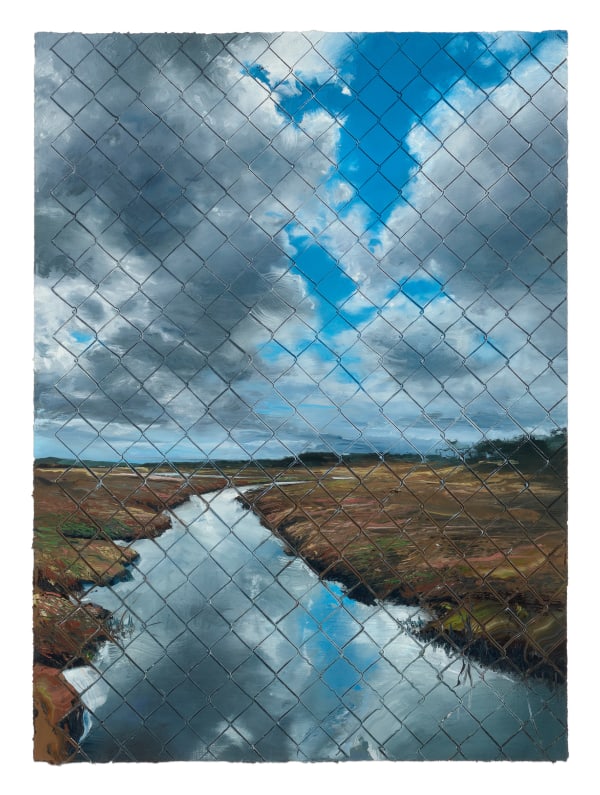 Wilhelm Neusser, Fence/Marsh (2210), 2022