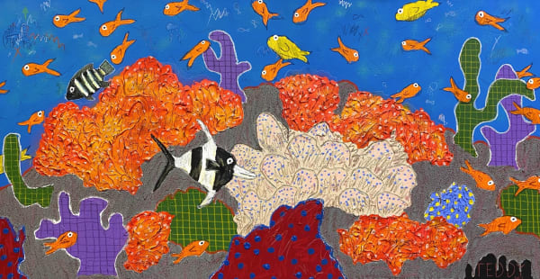 Teddy Benfield, Untitled (Coral Reef 2), 2022