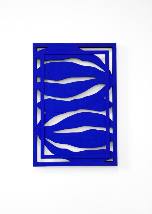 Elspeth Schulze, Silhouette Overlap (Ultramarine), 2025