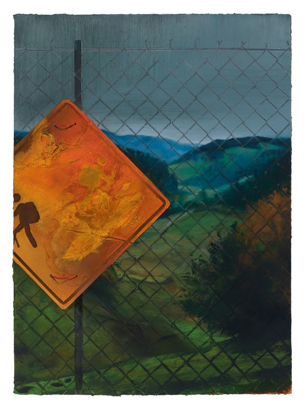 Wilhelm Neusser, Fence/Out of here (2225), 2022