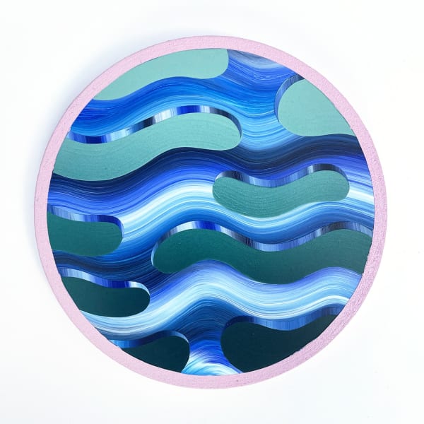 Christian Ruiz Berman, Particle/Wave Tondo 14, 2023