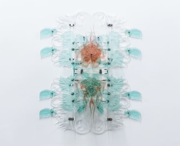 Jackie Slanley, Rosaceae 4 (frosted over), 2023