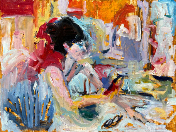 Coral Woodbury, CB in Her Studio, 2024