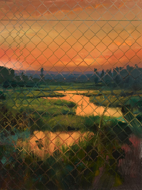 Wilhelm Neusser, Fence/Marsh (2127), 2021