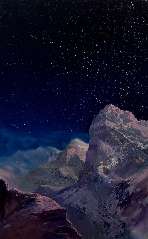 Wilhelm Neusser, Purple Peak (2319), 2023