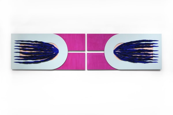 Elspeth Schulze, Mirrored Split Meander (Palmetto), 2022