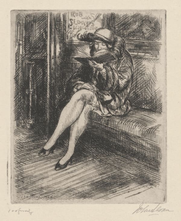 Reading in the Subway, 1926