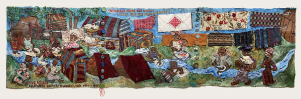 Aminah Robinson - Chronicles from the Village Series: African Village, Delaware County, Columbus, Ohio 1700-1800, 2010-2012