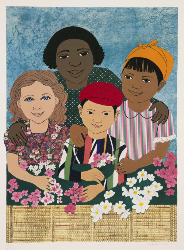 Children with Flowers