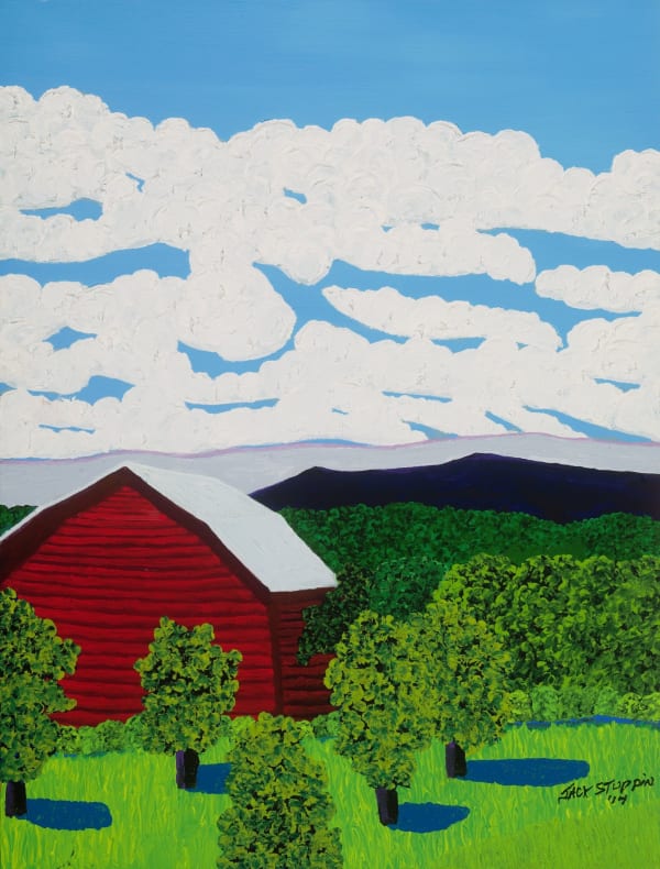 Red Barn Near Livingston, 2014