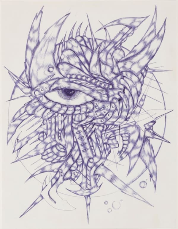 Phase 2 HH 1999.84, ca. 2009 Pen & ink on paper 8 1/2 x 11 in. 21.6 x 27.9 cm