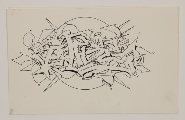 Phase 2 PHASE II, ca. 2015 Ink and marker on paper 11 x 7 in 27.9 x 17.8 cm