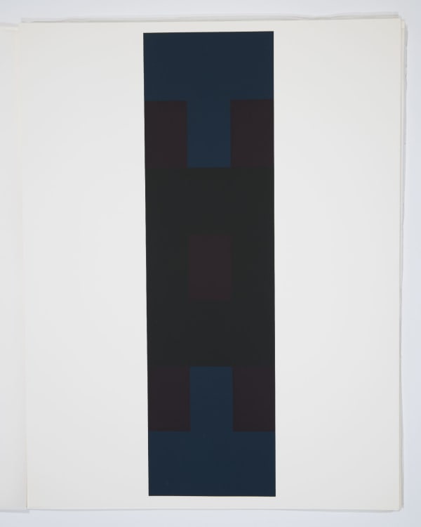 Ad Reinhardt Wadsworth Atheneum Portfolio (10 screenprints #3), 1966 Silkscreen, ed. 63/250 22 x 17 in 55.9 x 43.2 cm