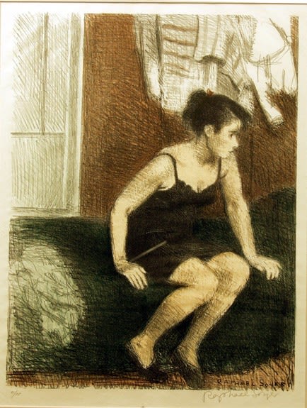 Girl in Black Slip, ca.1948