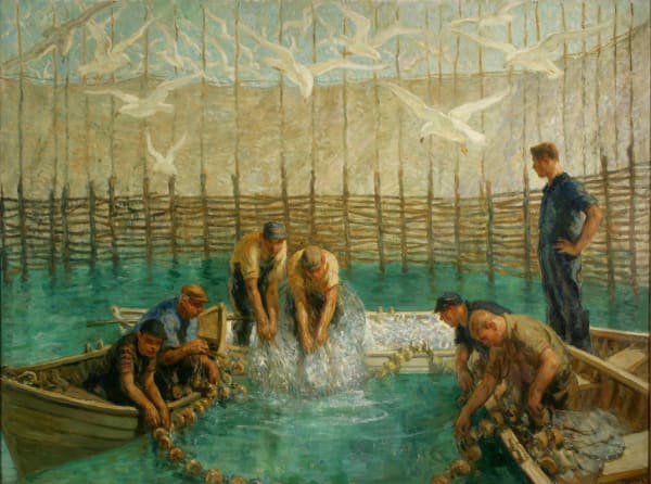 Seining of the Weir Net