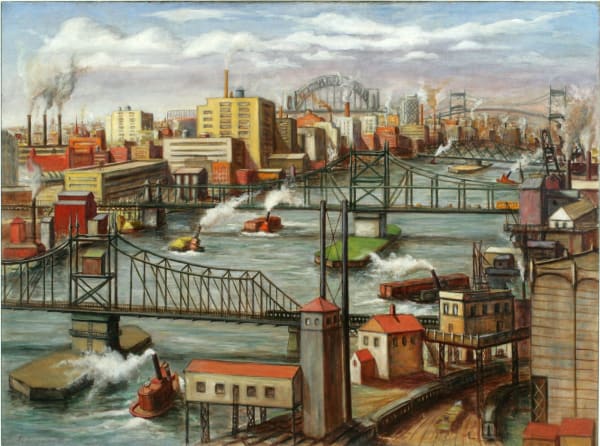 Tugboats on the East River, 1937
