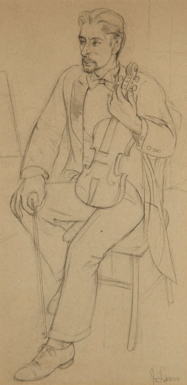 Violin Player at Rest, 1932