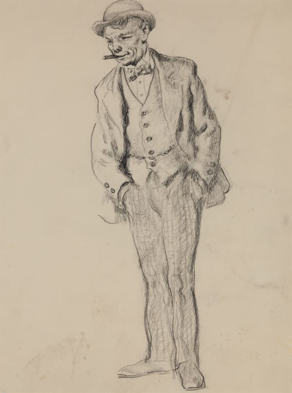 Man with Hat and Cigar